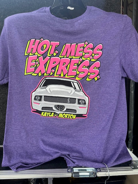 Hot Mess Purple Tshirt